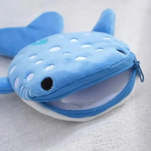 Whale Plush Pouch